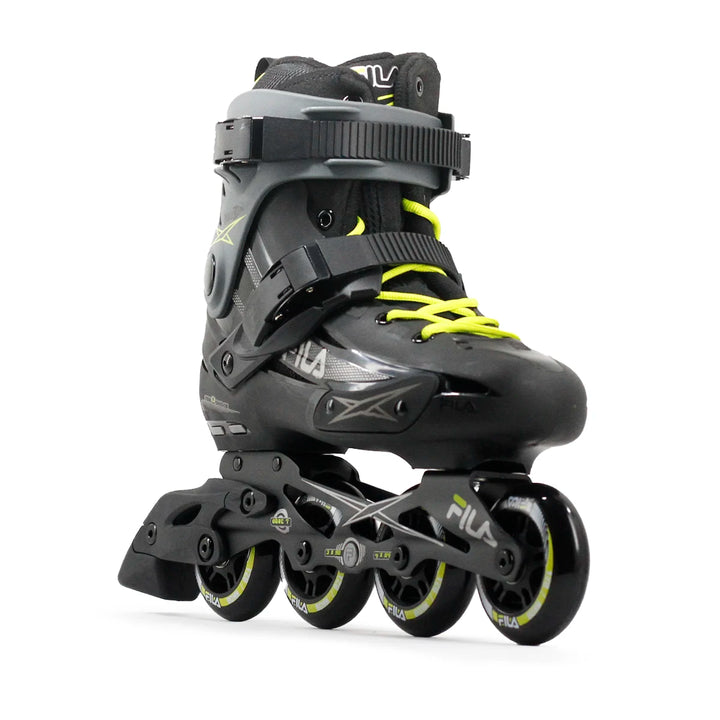 Patins Fila Houdini Verde com  freio e base híbrida