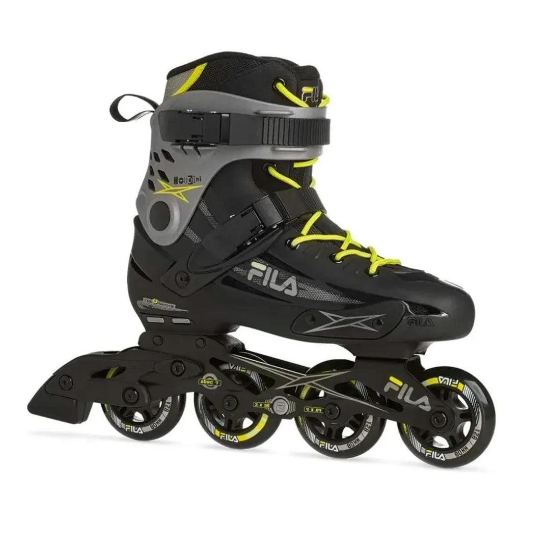 Patins Fila Houdini Verde com  freio e base híbrida