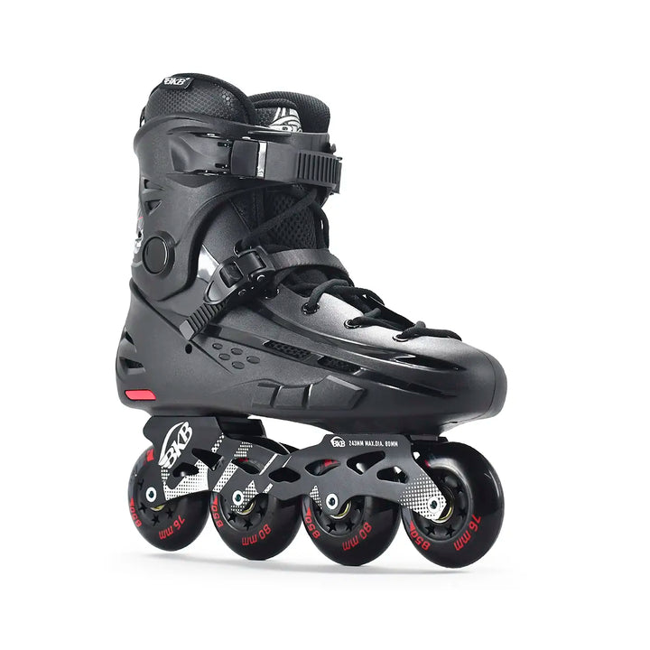 Patins Urbano Flying Eagle BKB B5S Preto com Vermelhos Rodas 80mm 85a