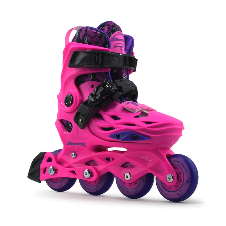 Patins Inline Infantil Traxart Freemix Girl Abec-9