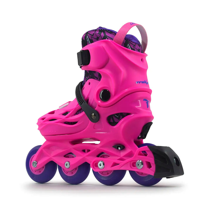 Patins Inline Infantil Traxart Freemix Girl Abec-9