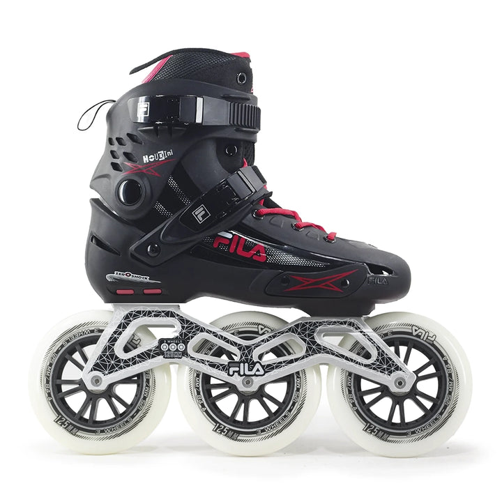 Fila Houdini Inline Roller Skates Black Red Abec 7