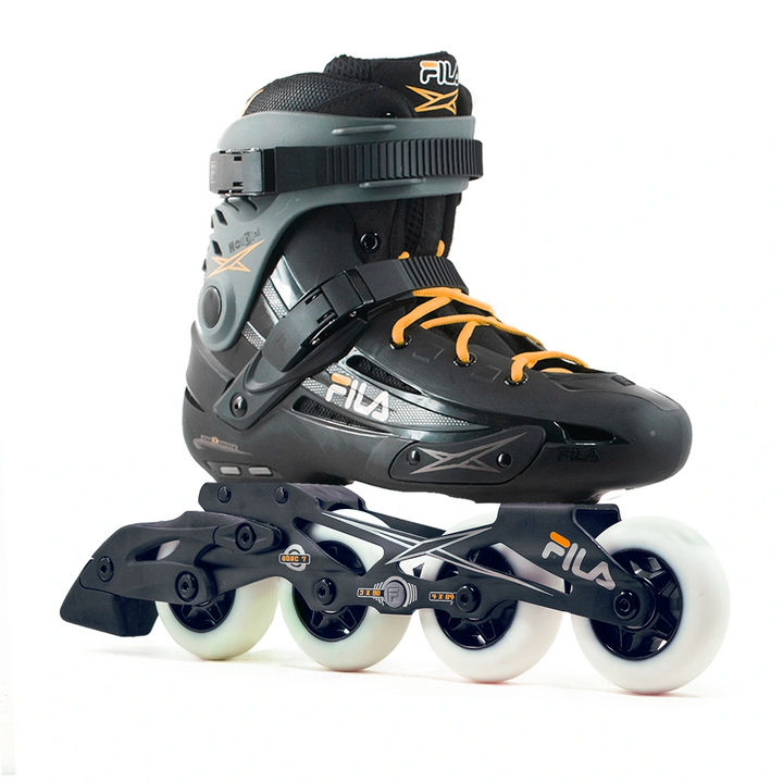Patins Fila Houdini Profissional Cinza Salmão 80mm Abec 7