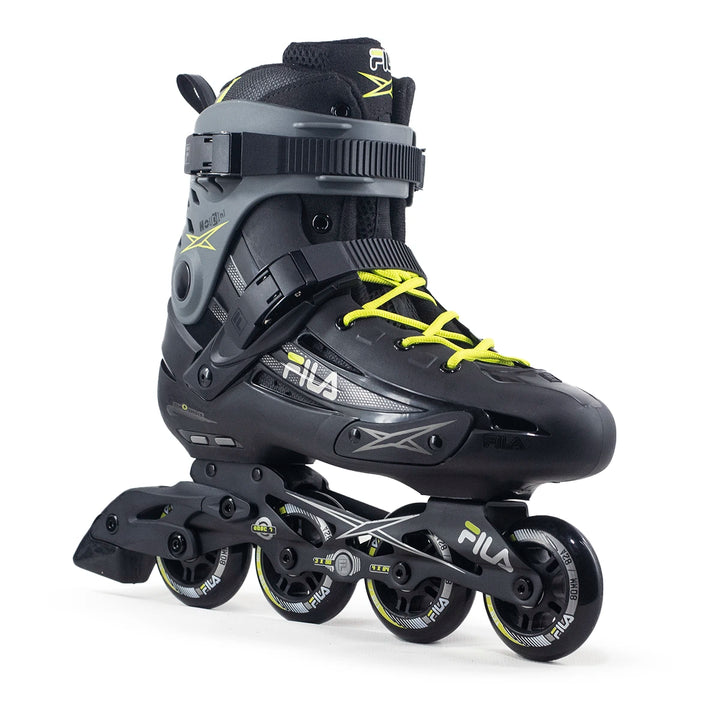 Patins Fila Houdini Verde com  freio e base híbrida