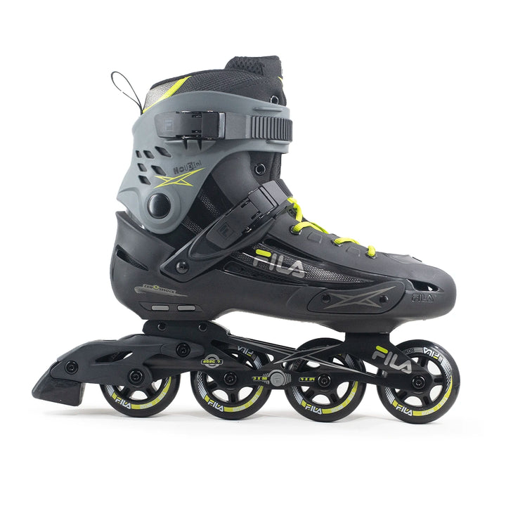 Patins Fila Houdini Verde com  freio e base híbrida