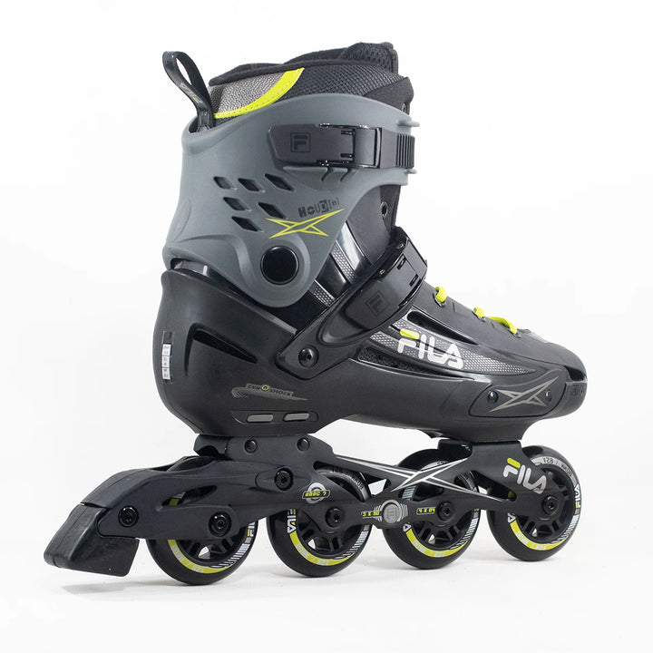 Patins Fila Houdini Verde com  freio e base híbrida