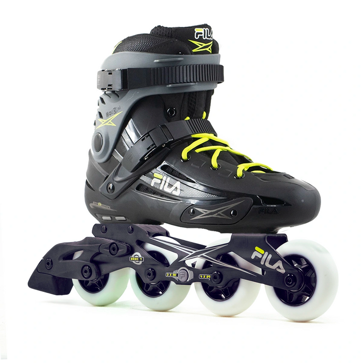 Patins Fila Houdini Verde com  freio e base híbrida