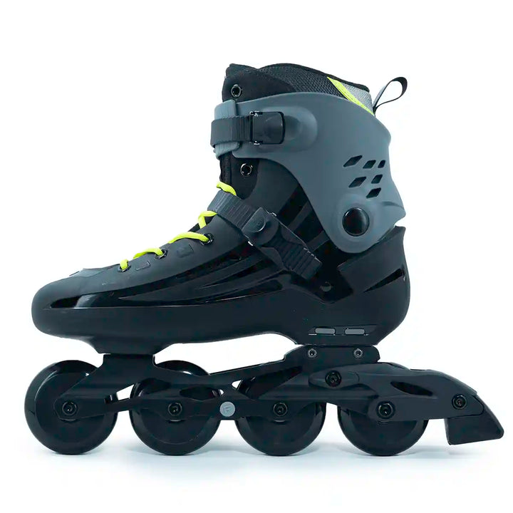 Patins Fila Houdini Verde com  freio e base híbrida