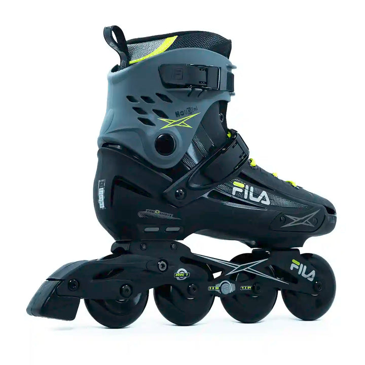 Patins Fila Houdini Verde com  freio e base híbrida