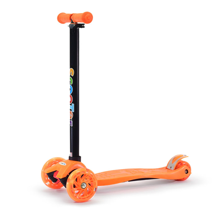 Patinete Infantil 4 Ruedas COLORFUL LED 60kg Patinete Plegable Aluminio Varios Colores