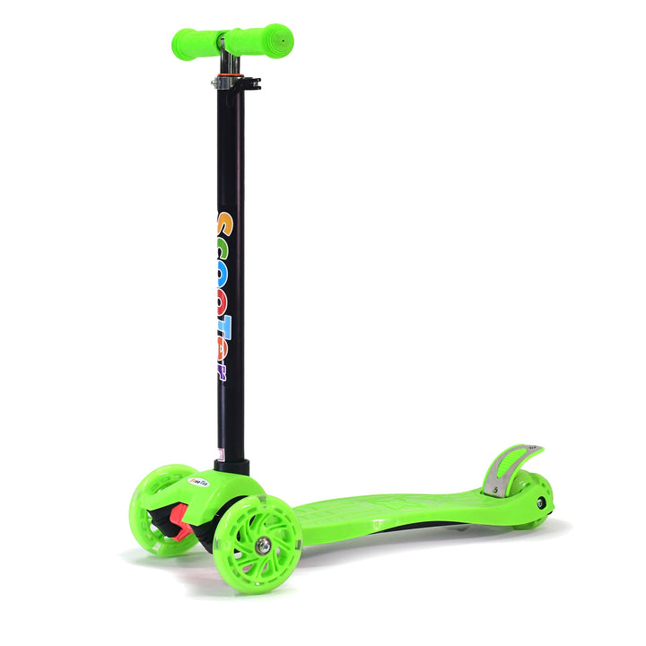 Children's Scooter 4 Wheels COLORFUL LED 60kg Aluminum Foldable Scooter Various Colors
