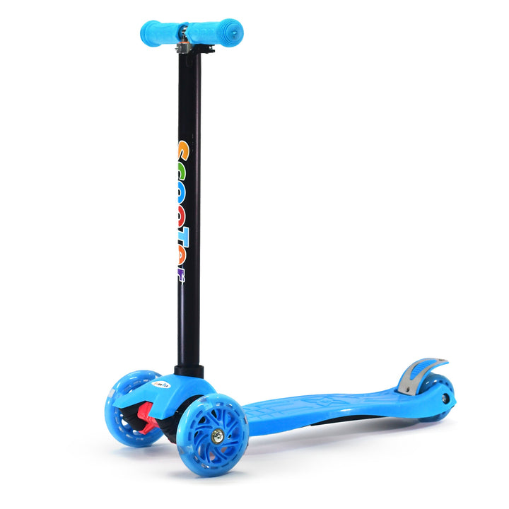Children's Scooter 4 Wheels COLORFUL LED 60kg Aluminum Foldable Scooter Various Colors