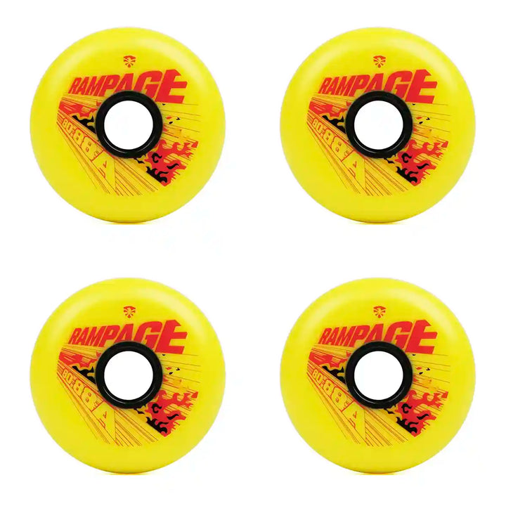 4 Rodas Flying Eagle Rampage 80mm  88a  Amarela Freestyle
