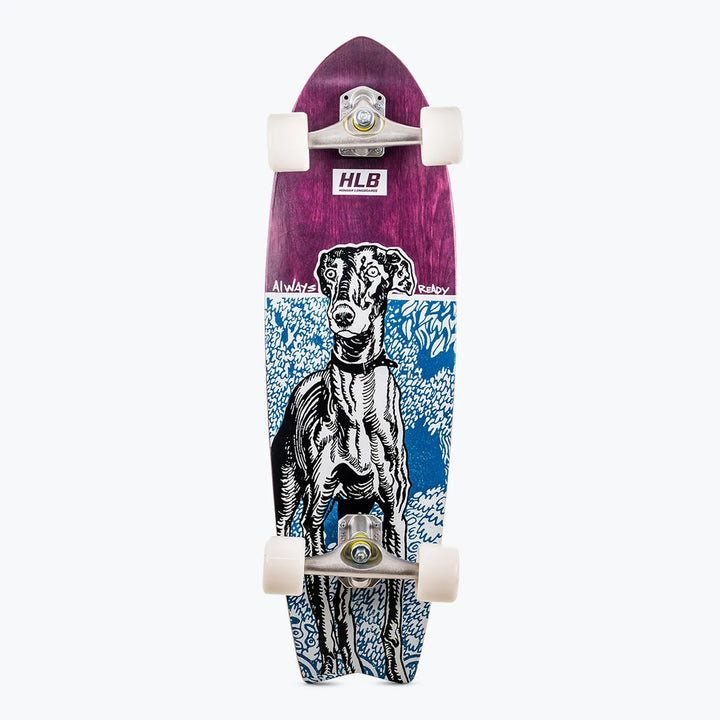 Simulador de Surf Dog Style HLB 32x9,5'' 70mm Abec-11
