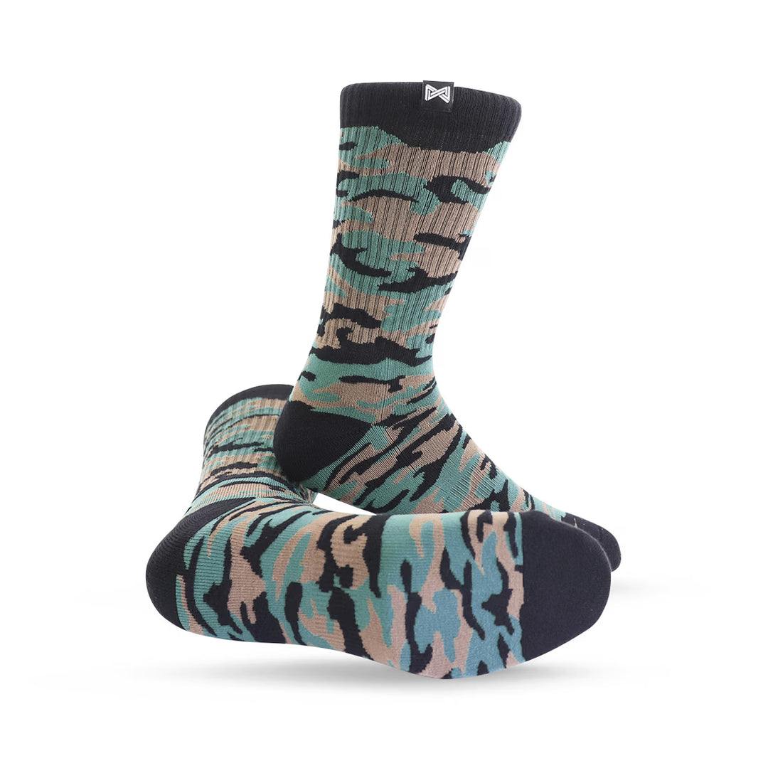 Meia Esportiva Norden Camuflada Verde