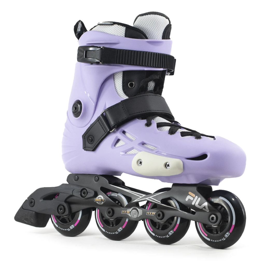 Patins Inline Profissional Micro Mt4 Lavanda Custom Houdini com freio