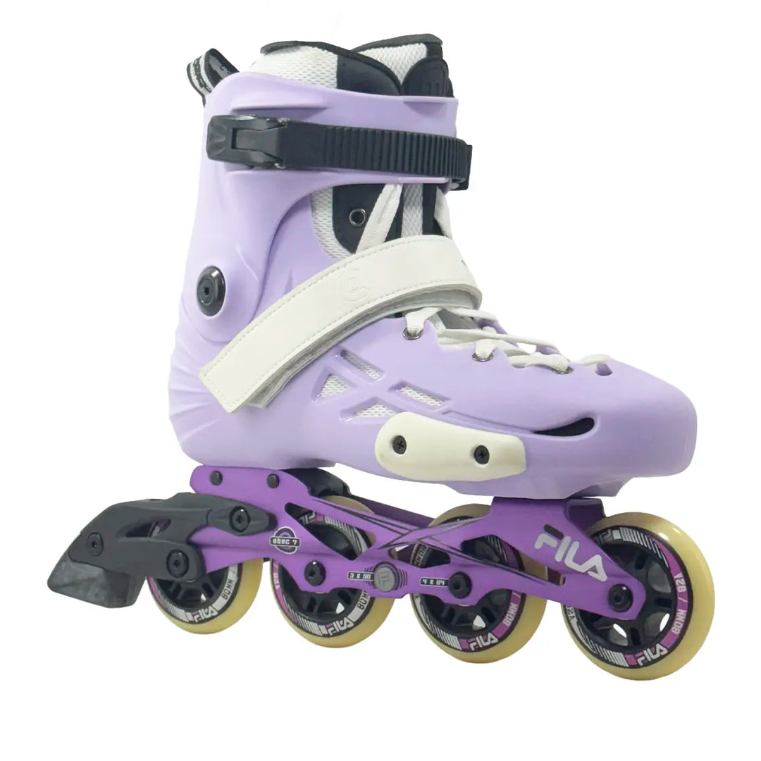 Patins Inline Profissional Micro Mt4 Lavanda Custom Fila Houdini