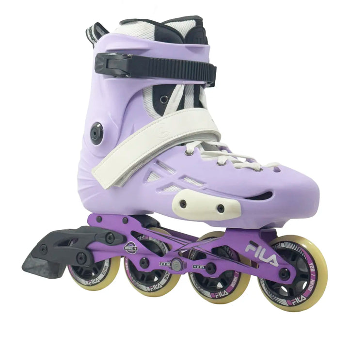 Patins Inline Profissional Micro Mt4 Lavanda Custom Fila Houdini