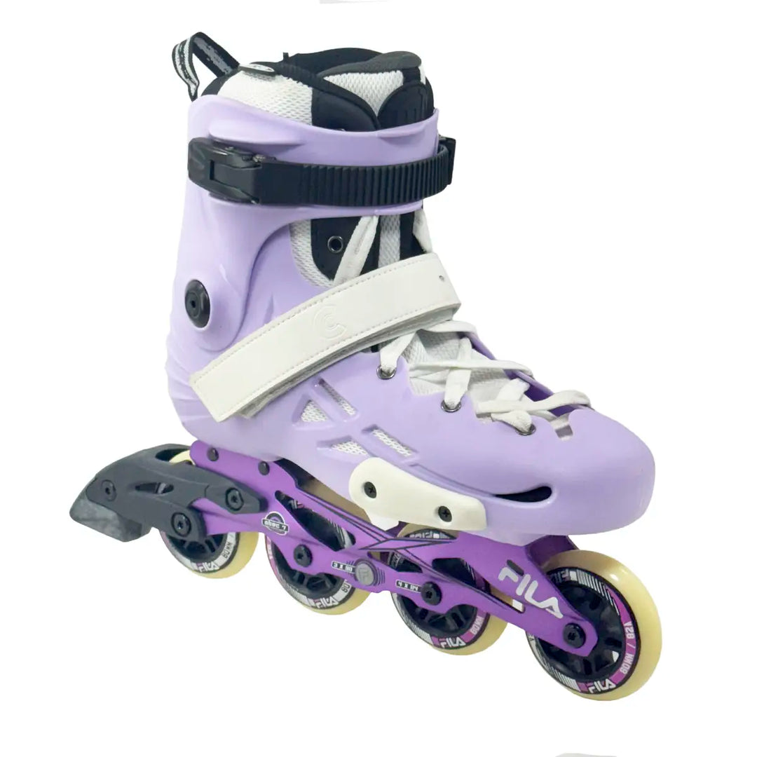 Patins Inline Profissional Micro Mt4 Lavanda Custom Fila Houdini