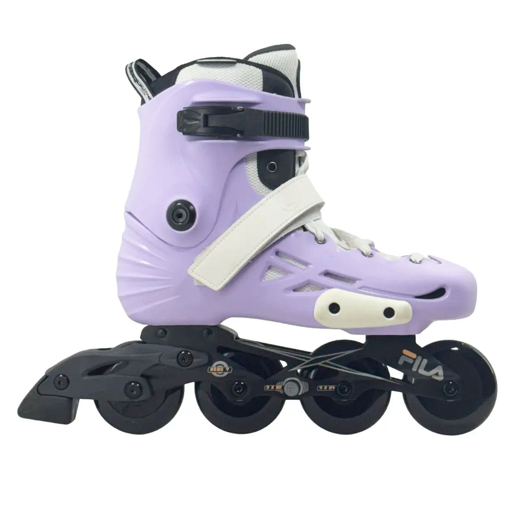 Patins Inline Profissional Micro Mt4 Lavanda Custom Fila Houdini Rodas Black
