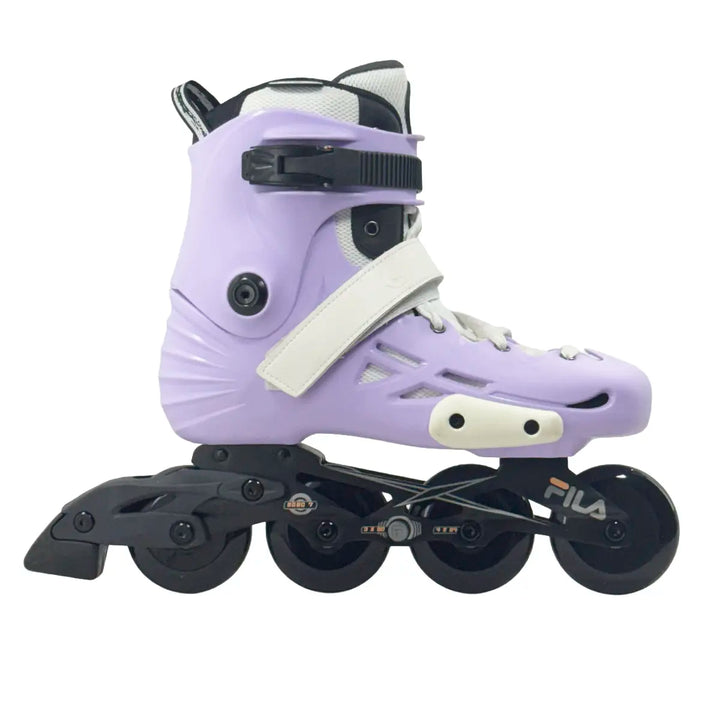 Patins Inline Profissional Micro Mt4 Lavanda Custom Fila Houdini Rodas Black