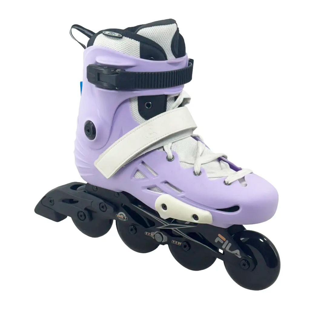 Patins Inline Profissional Micro Mt4 Lavanda Custom Fila Houdini Rodas Black