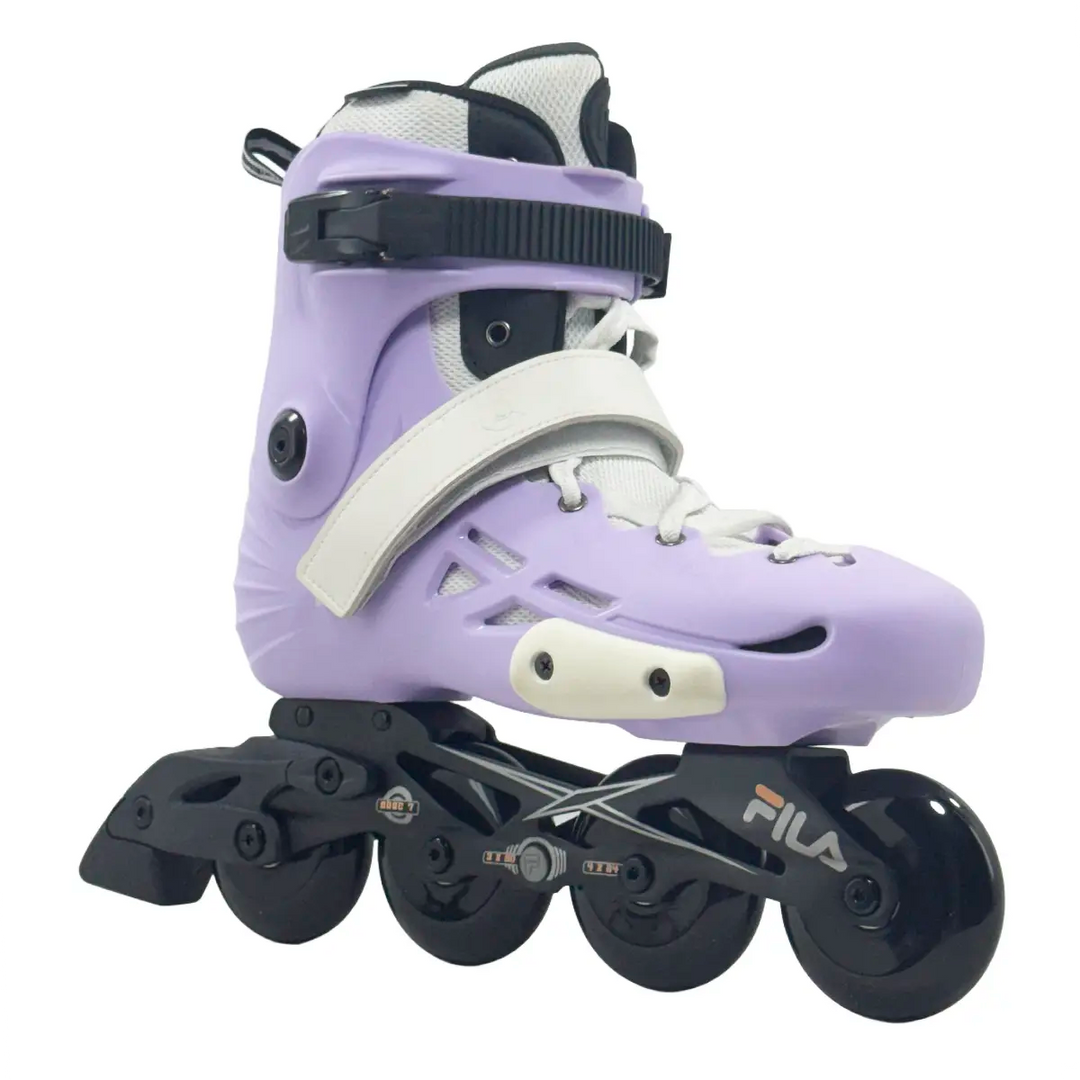 Patins Inline Profissional Micro Mt4 Lavanda Custom Fila Houdini Rodas Black