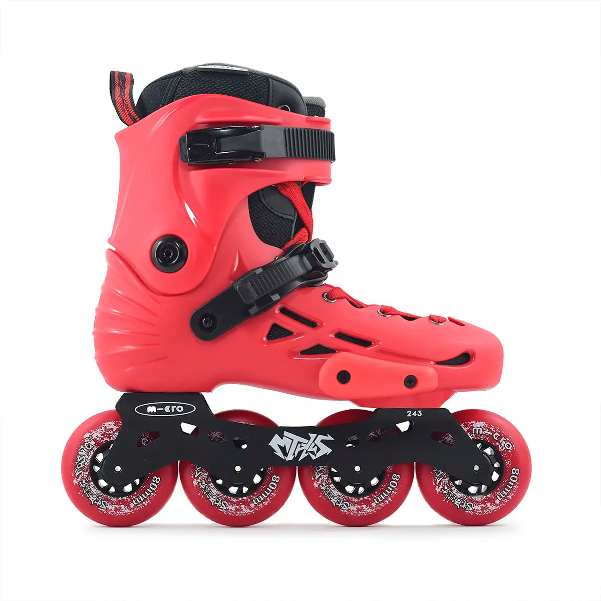Micro MT Plus Red Skates + 2 Units Pro Niggli G Knee Pads