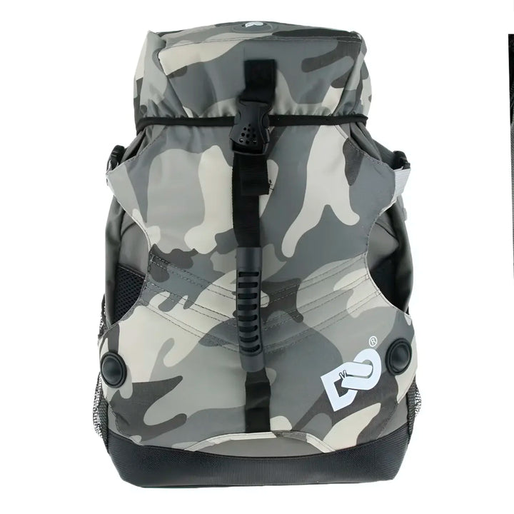 Mochila Para Patins Denuoniss Cinza Camuflado