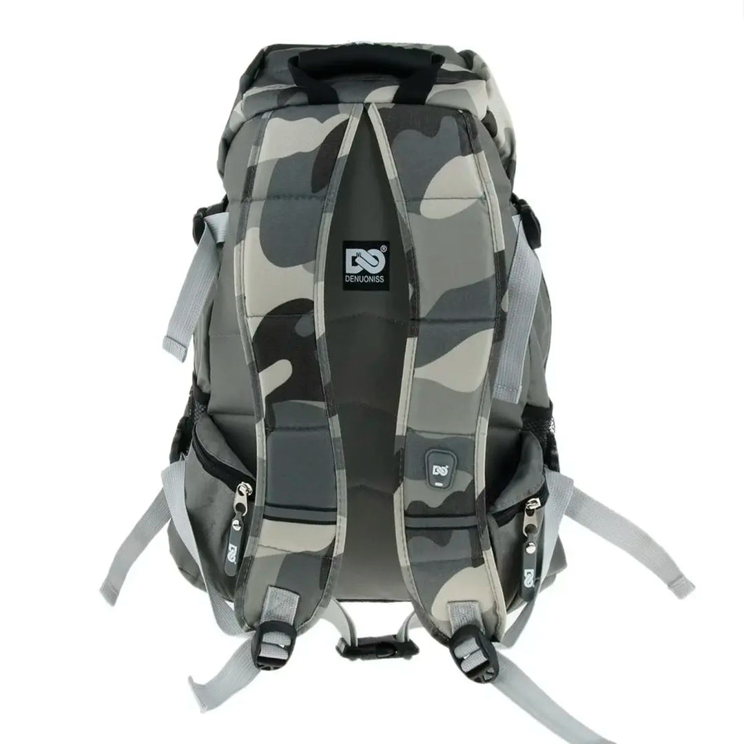 Mochila Para Patins Denuoniss Cinza Camuflado
