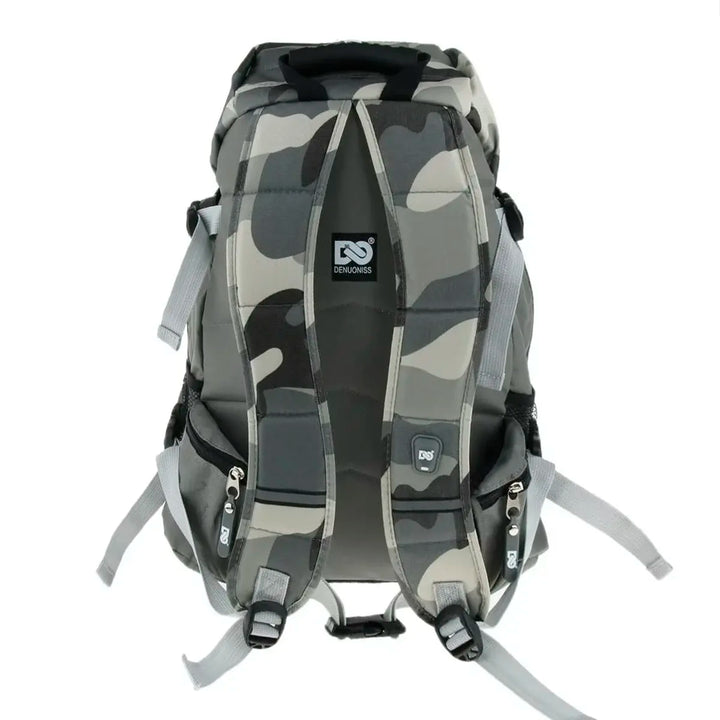 Mochila Para Patins Denuoniss Cinza Camuflado