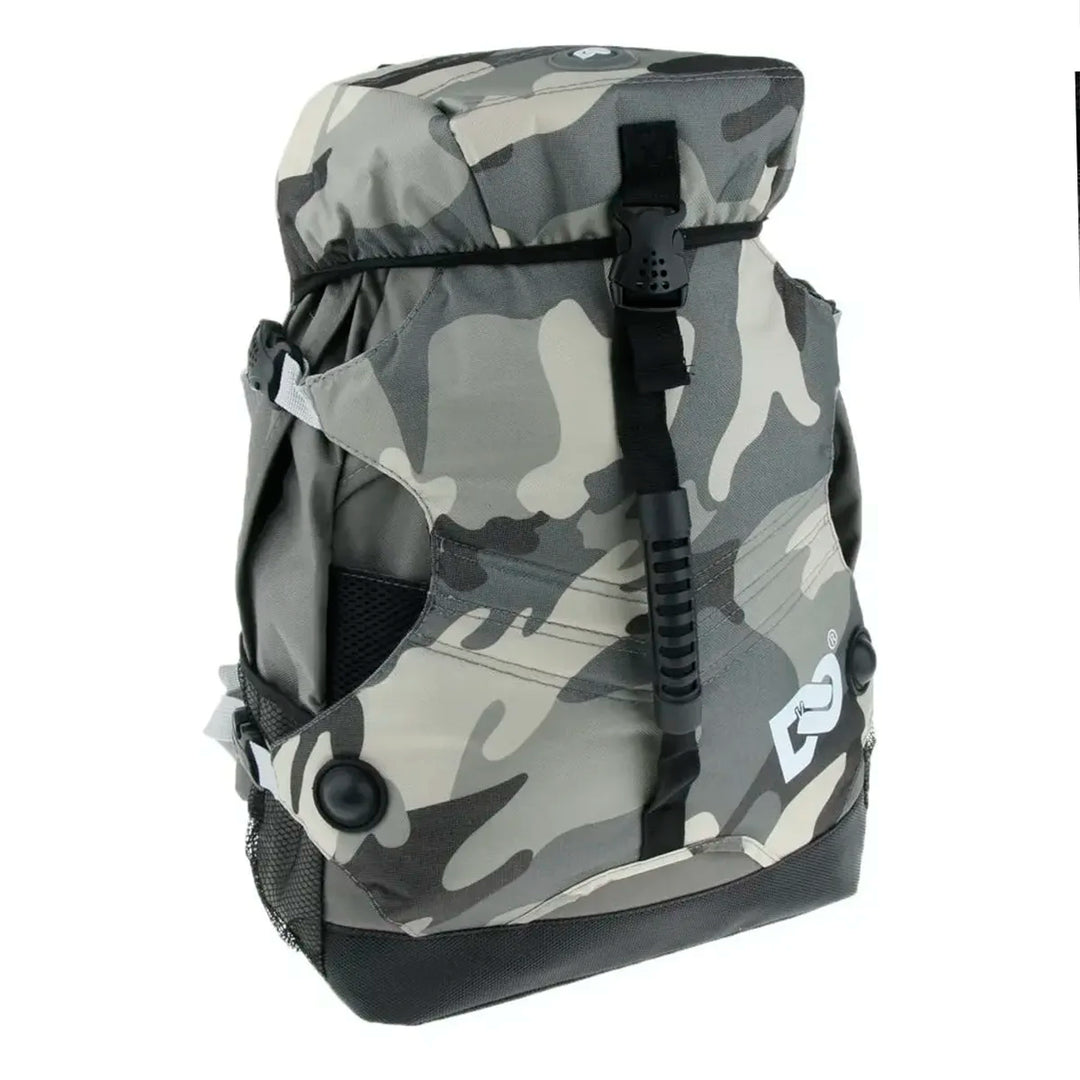 Mochila Para Patins Denuoniss Cinza Camuflado