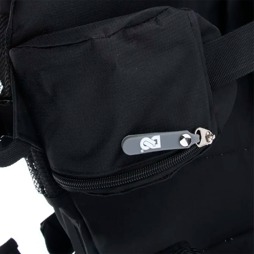 Mochila Para Patins Denuoniss Preta Estampada