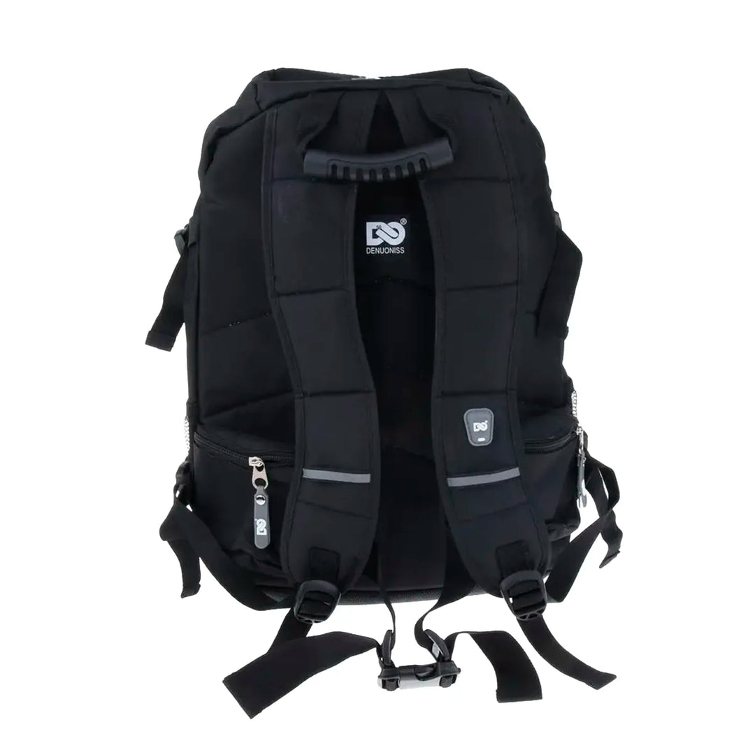 Mochila Para Patins Denuoniss Preta Estampada
