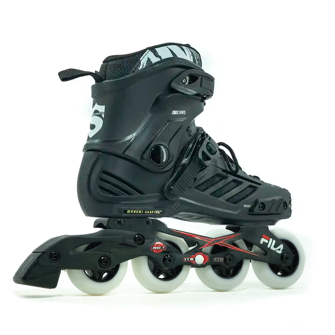 Patins Inline Munchi Base Híbrida Fila 80mm 85a Abec-7 Com Freio