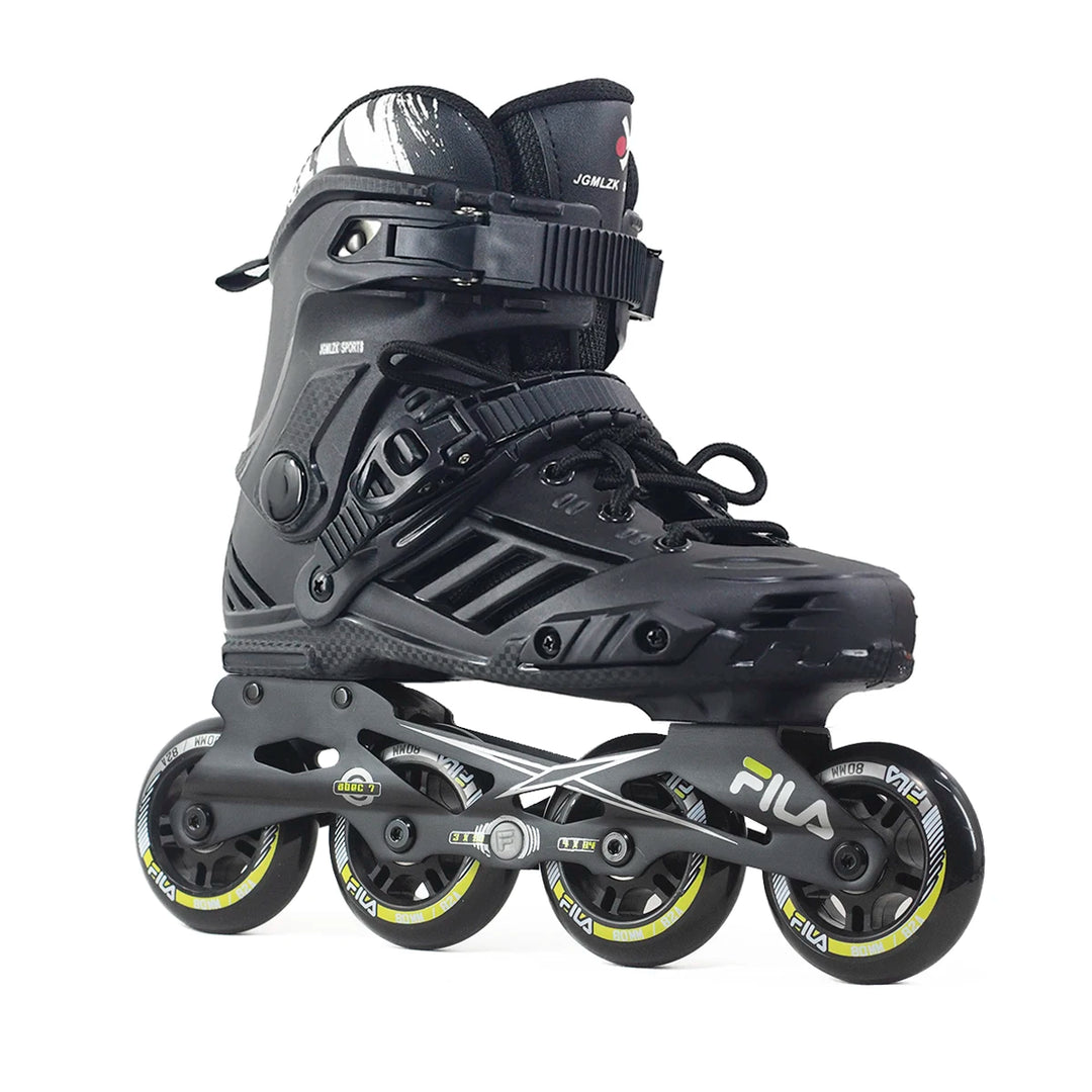 Munchi Base inline skates and Skull Abec 11 HD inline wheels