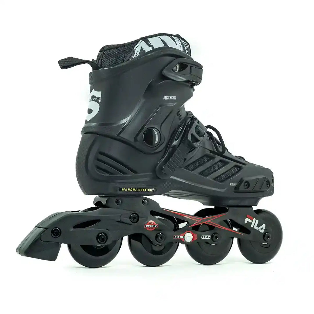 Patins Inline Munchi Base Híbrida Fila 80mm 85a Abec-7 Com Freio