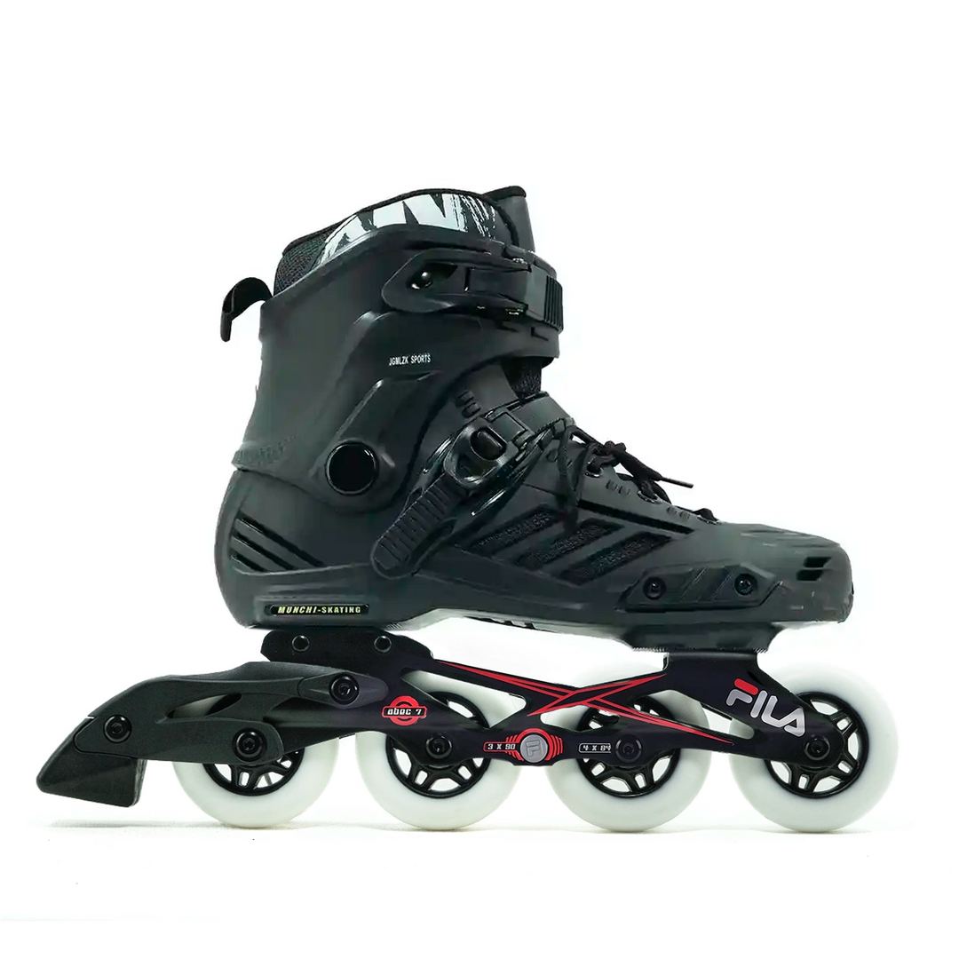 Patins Inline Munchi Base Híbrida Fila 80mm 85a Abec-7 Com Freio