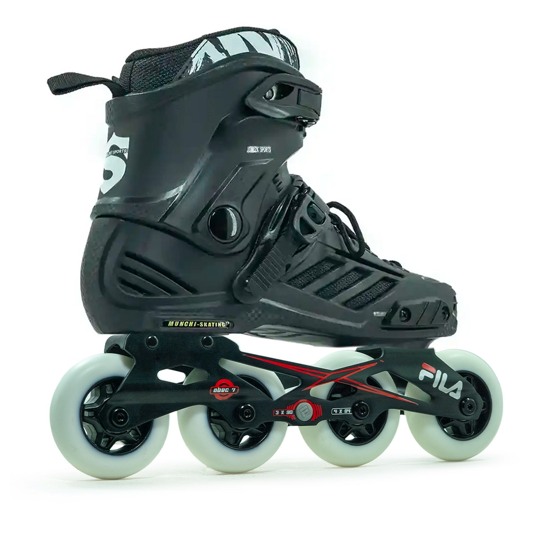 Patins Inline Munchi Rodas 80mm base Fila
