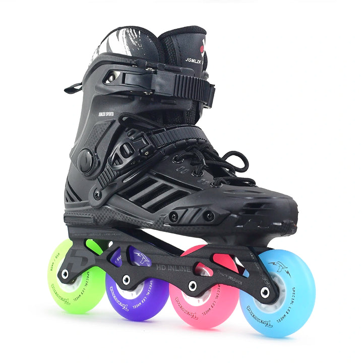 Munchi Base inline skates and Skull Abec 11 HD inline wheels