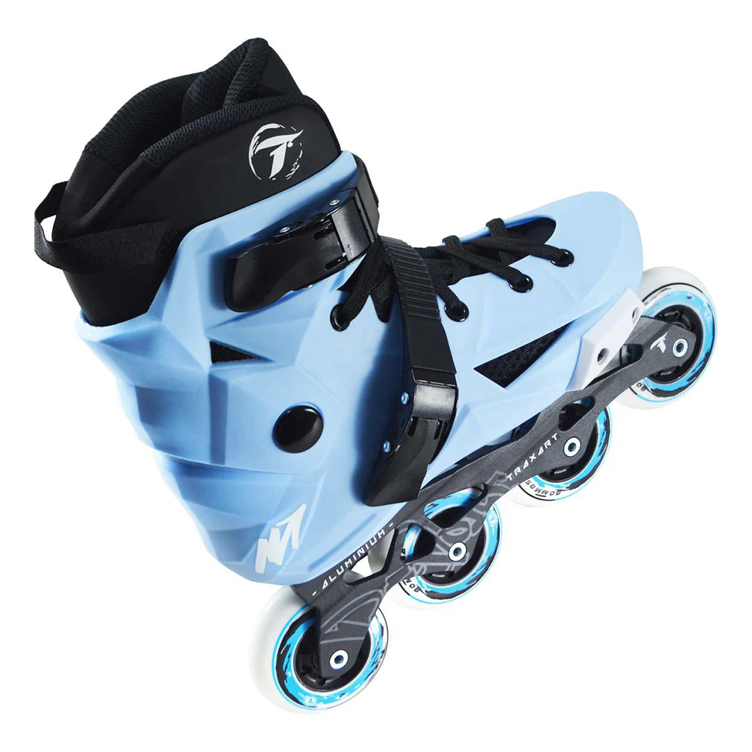 Patins Inline Traxart Revolt Azul Roller Profissional