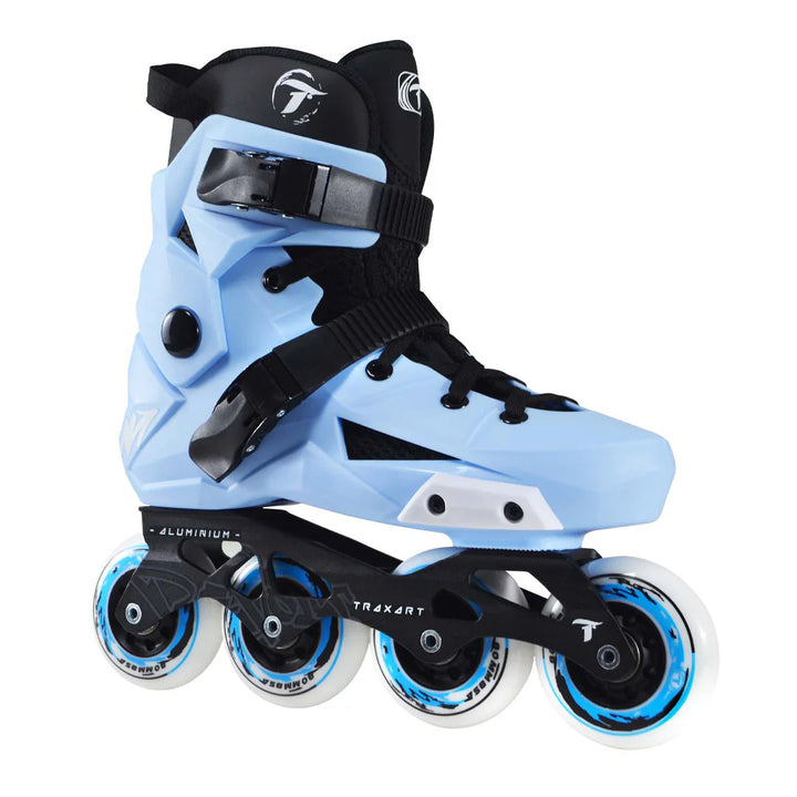 Patins Inline Traxart Revolt Azul Roller Profissional