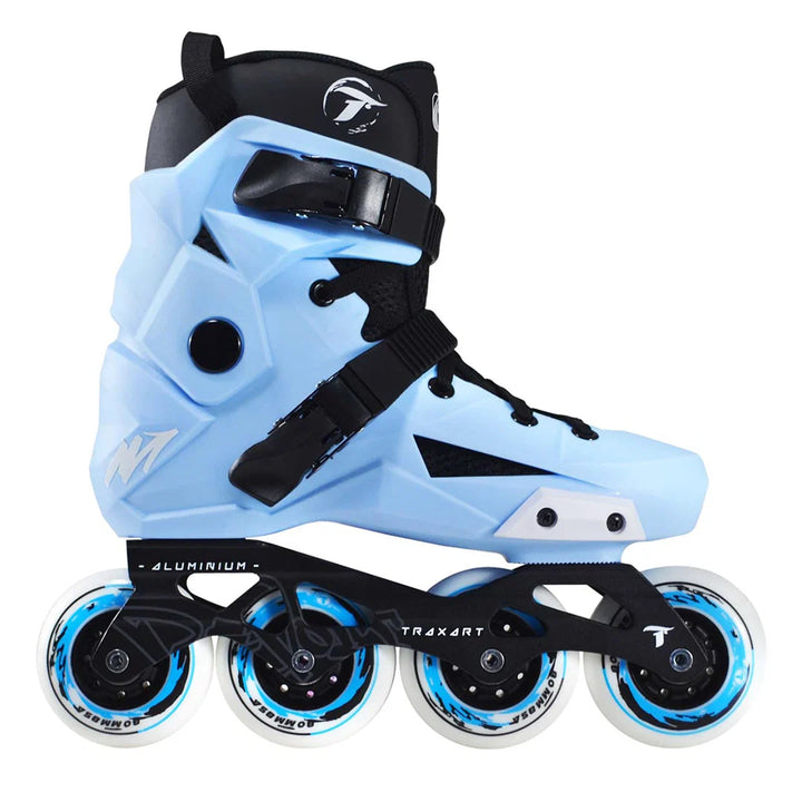Patins Inline Traxart Revolt Azul Roller Profissional