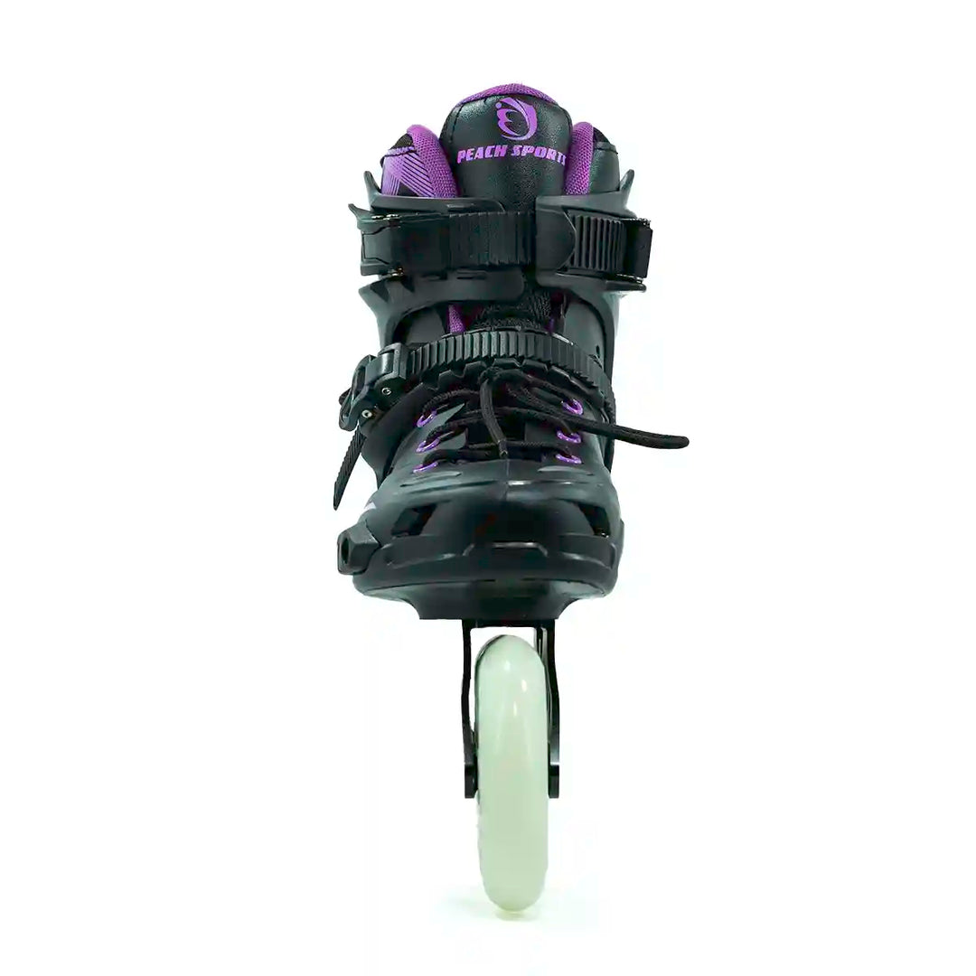 Patins Munchi M10 Roxo 3 Rodas Led 110mm Abec-11