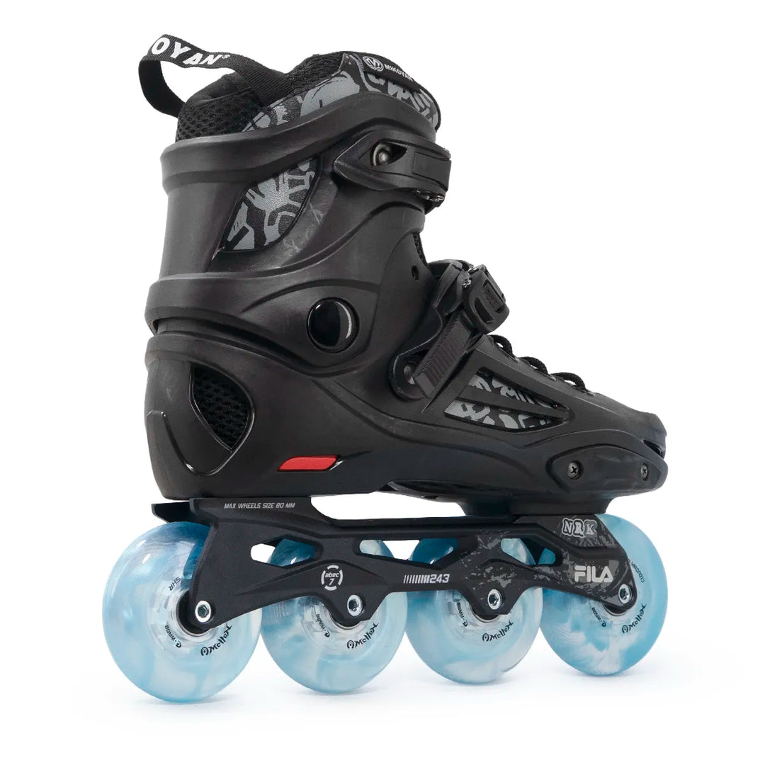 Patins Mikoyan Black Rodas Mellon 80mm Rolamentos Abec9