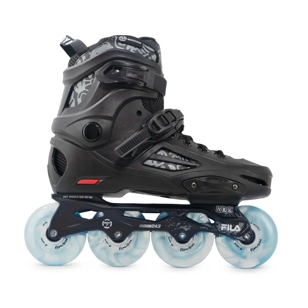 Patins Mikoyan Black Rodas Mellon 80mm Rolamentos Abec9