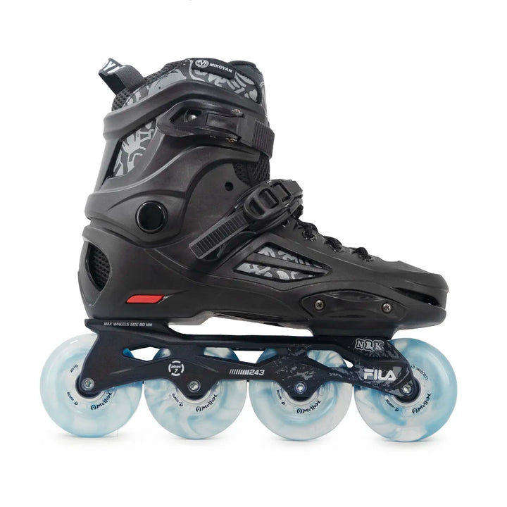 Patins Mikoyan Black Rodas Mellon 80mm Rolamentos Abec9