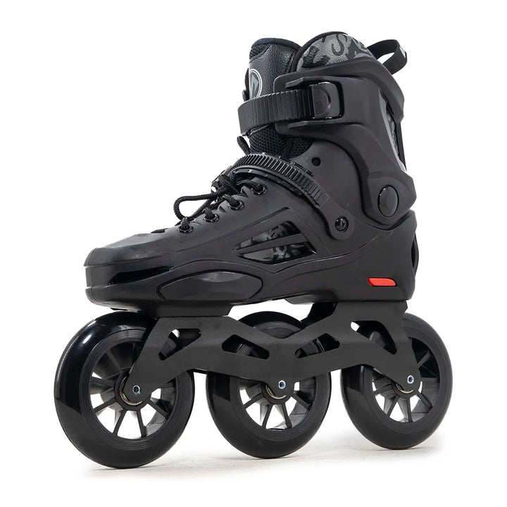 Patins Inline Mikoyan Black 110mm e rolamentos Abec7