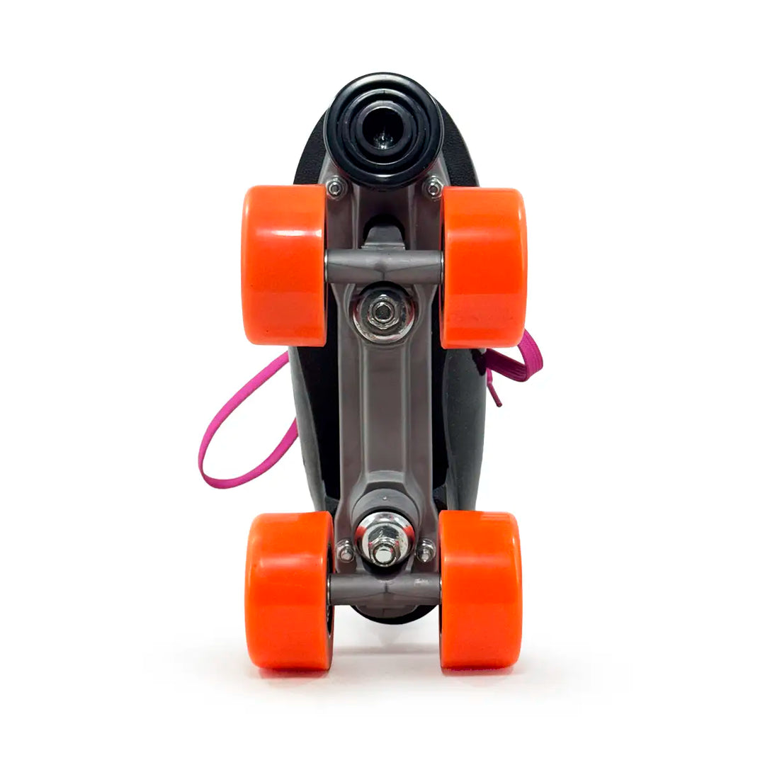 Patins Quad HD Cherry 4 Rodas Tradicional Glitter Couro Sintético Tamanho 34