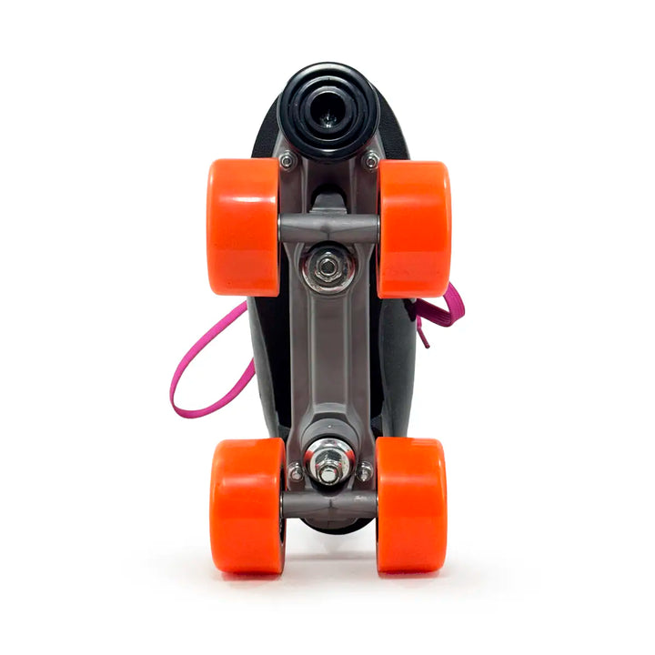Patins Quad HD Cherry 4 Rodas Tradicional Glitter Couro Sintético Tamanho 34